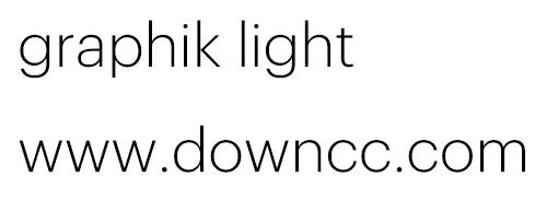 graphik-light字体