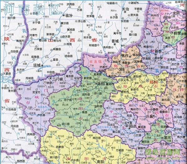 河南地图全图高清版大图 2019可放大缩小版0