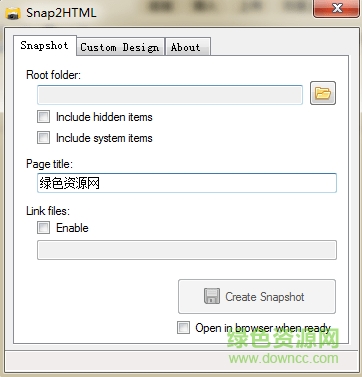 snap2html中文版 v1.92 免费版0