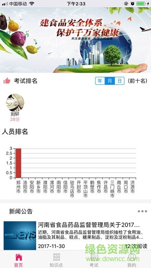 河南省豫食考核苹果系统 v1.9.2 iphone版2