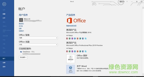 microsoft office2019直装版 64位 中文版0