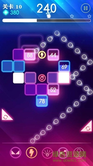 炫彩嗶嗶彈中文版(Neon Melody Pop) v1.0.1 安卓無限生命版 0