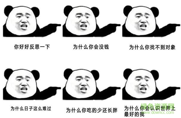 金馆长熊猫表情包下载