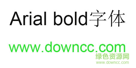Arial bold字体免费下载