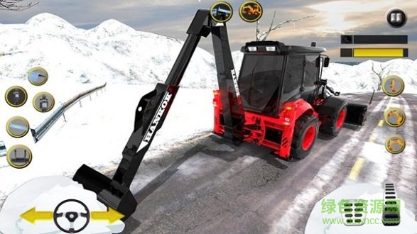 雪地挖掘机模拟驾驶 v1.0 安卓版3