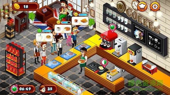 咖啡廳大作戰(zhàn)無限金幣鉆石版(cafe panic) v1.14.11 安卓最新版 0