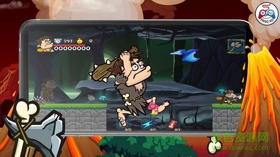 穴居人英雄冒險內購(caveman hero adventure game)3