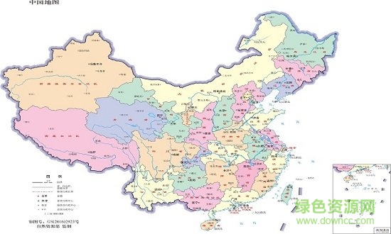 2019新版标准中国地图  0