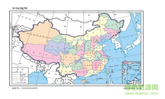 2019新版标准中国地图 1