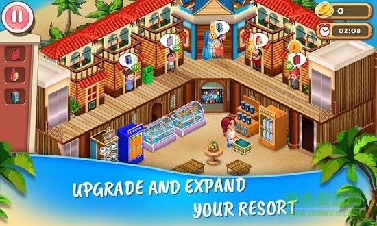 酒店经营家游戏中文版(Resort Island Tycoon) v1.7 安卓版1