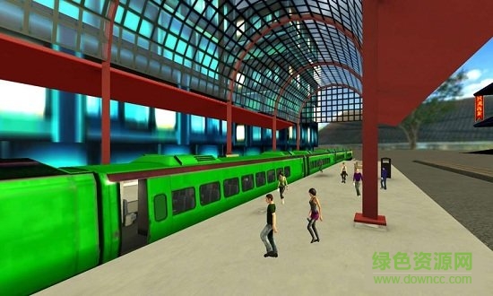 3d列车司机模拟器中文版(3D City Train driver Simulator 2018) v1.1 安卓版2