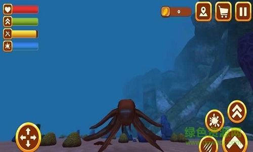 超级章鱼模拟器中文破 解版Octopus Simulator v1.0 安卓版1
