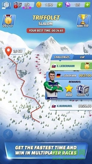 滑雪传奇(ski legends) v3.3 安卓版1