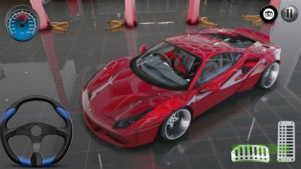 法拉利模拟驾驶汽车游戏(Car Traffic Ferari 458 Racer Simulator) v1 安卓版1