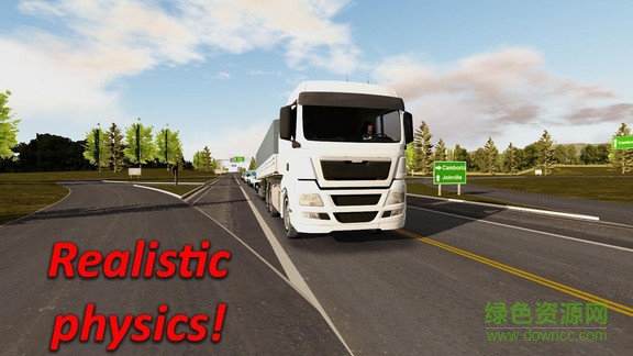 欧洲重卡车模拟游戏(Euro Truck PRO 18) v1.1 安卓版0