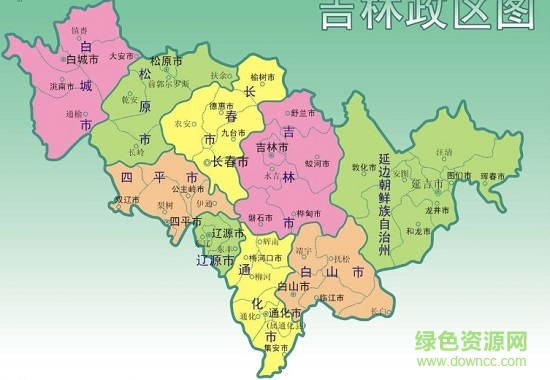 吉林省地图高清全图可放大0