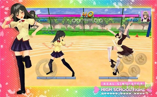 女子戰(zhàn)斗模擬器手游(High School Girl Real Battle Simulator Fight) v6.0 安卓版 1