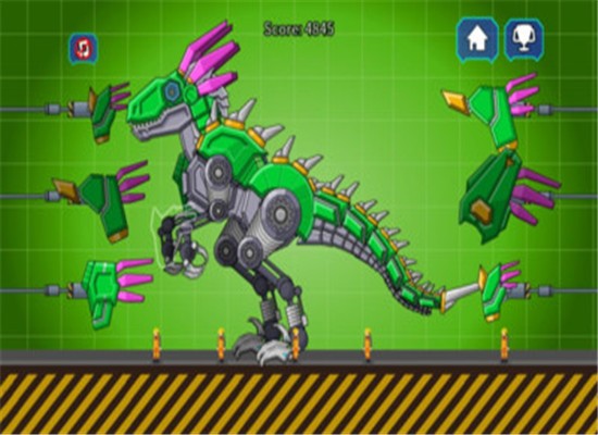 组装机械速龙官方版(Velociraptor Rex Dino Robot War) v1.0 安卓版1
