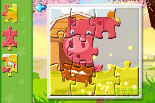 宝宝识字之开心动物农场游戏(Kids Puzzle - Colorful farm) v1.3.5 安卓版0