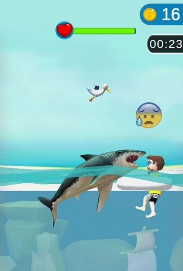 鲨鱼狂潮手游(Shark Frenzy 3D) v2.0 安卓版0
