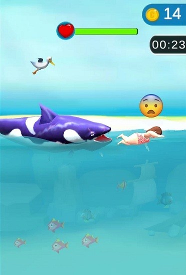 鲨鱼狂潮手游(Shark Frenzy 3D) v2.0 安卓版1