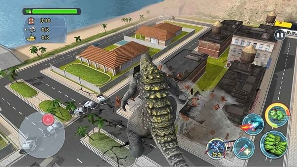 怪兽毁灭城市模拟器 v1.0 安卓手机版1