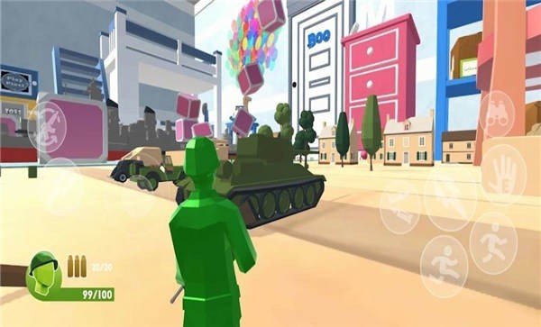 绿色兵人手机游戏(Green Army Men - Toy Wars) v1 安卓版2