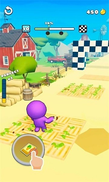 農(nóng)場(chǎng)土地酷跑手機(jī)版(Farm Land Run 3D!) v1 安卓版 3