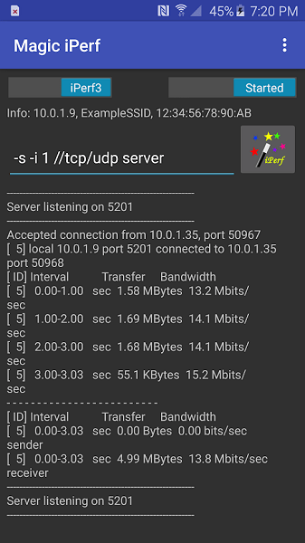 iperf3手機(jī)端軟件0