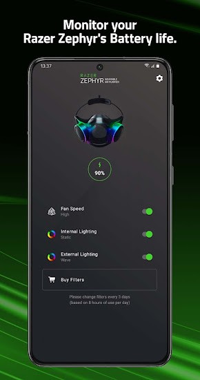 雷蛇风行RGB面罩app v1.0.0.153 安卓版0