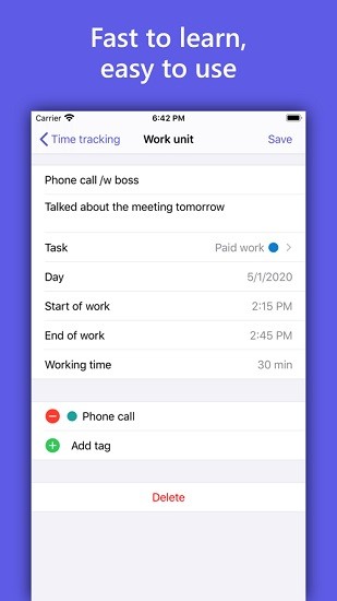 workinghours app(時(shí)間追蹤軟件) v2.7.2 安卓版 1