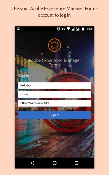 Experience Manager app(AEM Forms)0