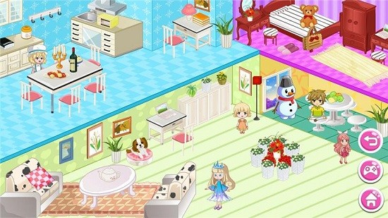 设计冰雪公主娃娃屋小游戏 v1.0.7 安卓版2