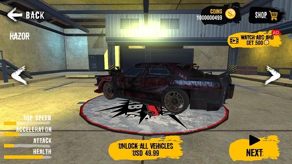 毀滅汽車模擬器無敵版(Demolition Derby) v1.4 安卓版 1