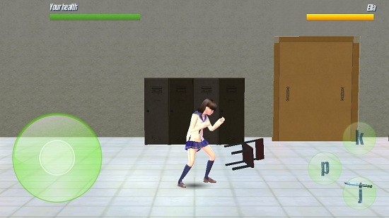 高中女生街头模拟器中文版(High School Girl Street Battle Karate Simulator) v1.0 安卓版1
