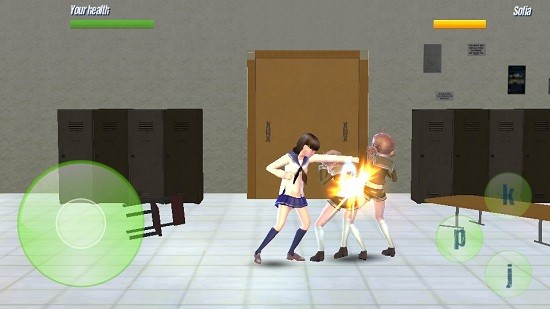 高中女生街头模拟器中文版(High School Girl Street Battle Karate Simulator) v1.0 安卓版2