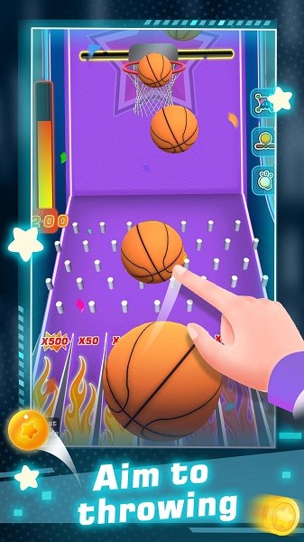 钻石篮球机游戏(Toss Diamond Hoop) v2.3.0 安卓版2