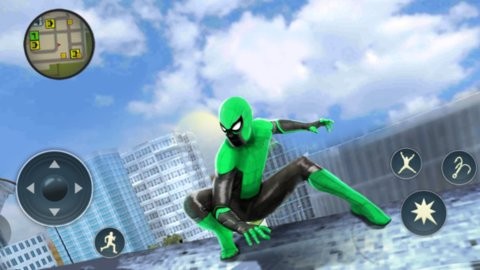 绿色绳索蜘蛛侠游戏免费 v1.9 安卓版0