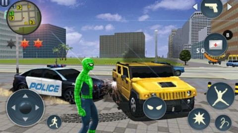 绿色绳索蜘蛛侠游戏免费 v1.9 安卓版2