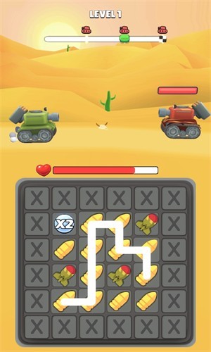 坦克合成射擊(Match to Tank - Puzzle Action)2