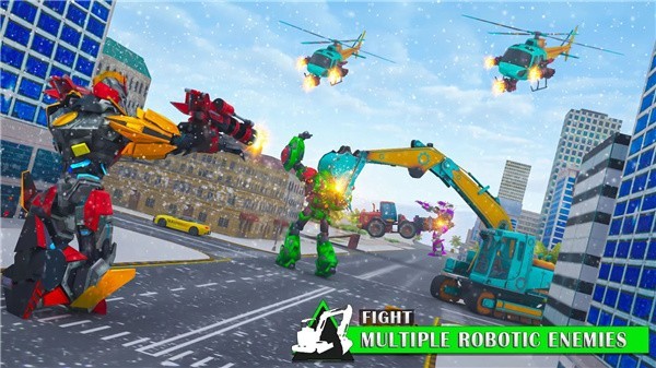 变形机器人城市英雄游戏(Mech Robots War Arena) v4.7 安卓版1
