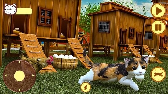 可愛貓咪模擬器中文版(Cute Cat Simulator Games Free Family Pet Kitten)2