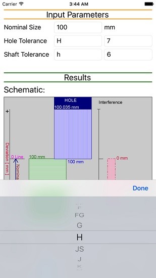 fit tolerance iso1