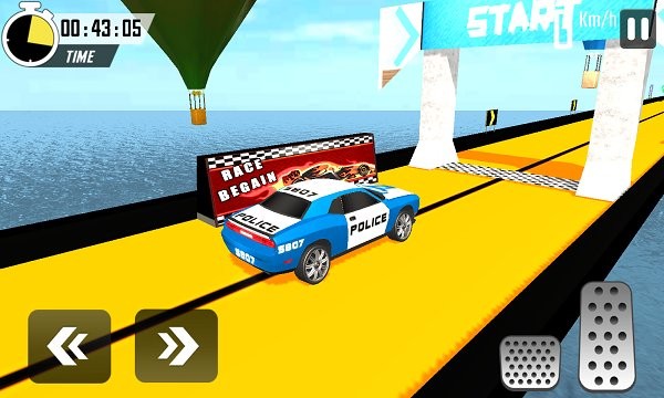 警车特技大坡道(Police Car Stunts: Mega Ramp Free Car Racing Games) v1.40 安卓版0