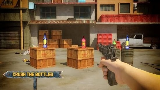 瓶子射击能手游戏(Bottle Shoot 3D Simulation) v1.6 安卓版0