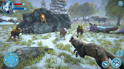北极狼模拟器游戏 v17 安卓版0