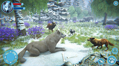 北极狼模拟器游戏 v17 安卓版2