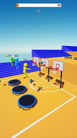 飞天大灌篮3D官方版(Jump Dunk 3D) v0.6 安卓版2