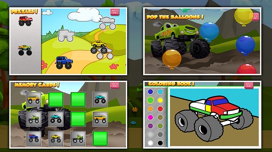 怪物卡车游戏的孩子免费版 v2.6.1 安卓版0