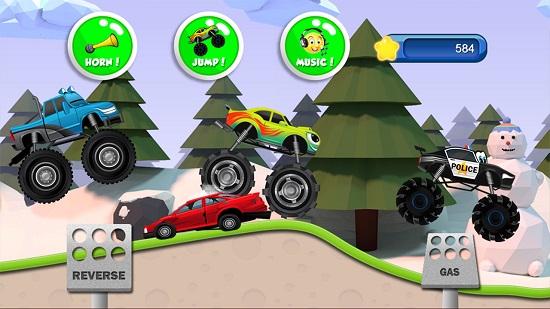 怪物卡车游戏的孩子免费版 v2.6.1 安卓版1
